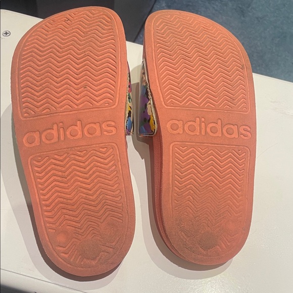 Adidas Kids Multicolor Slide Sandals - Picture 2 of 3